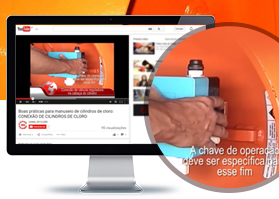 Canal do Cloro traz vídeo sobre manuseio de cilindros de cloro. Assista!